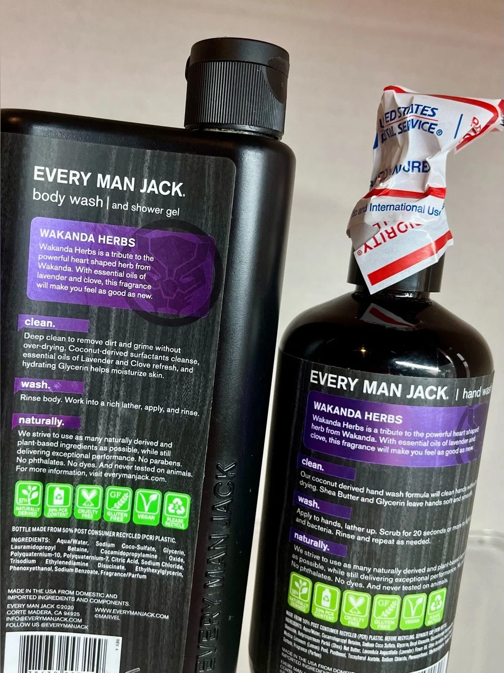 Marvel body wash